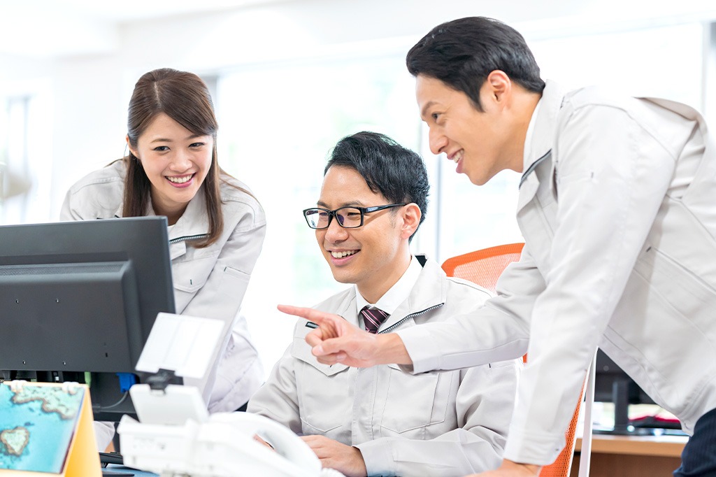 弊社は従業員という「人」が活きる企業です